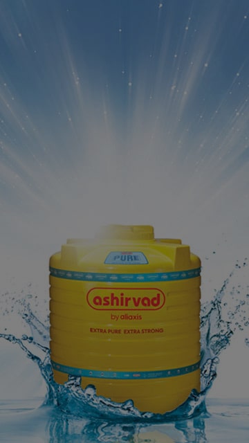 Ashirvad Food Grade Water Tank - Yellow
