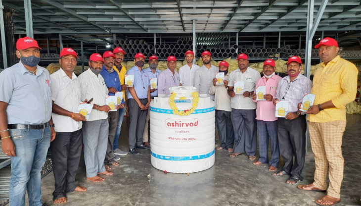 Ashirvad water storage tank launch