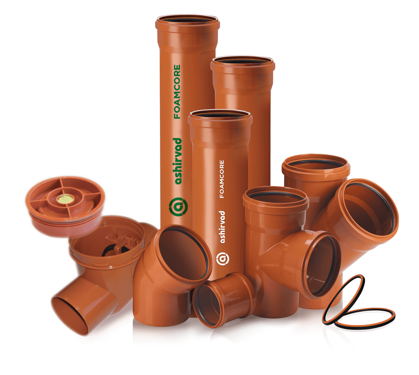 Ashirvad underground drainage pipes for for residential and commercial use