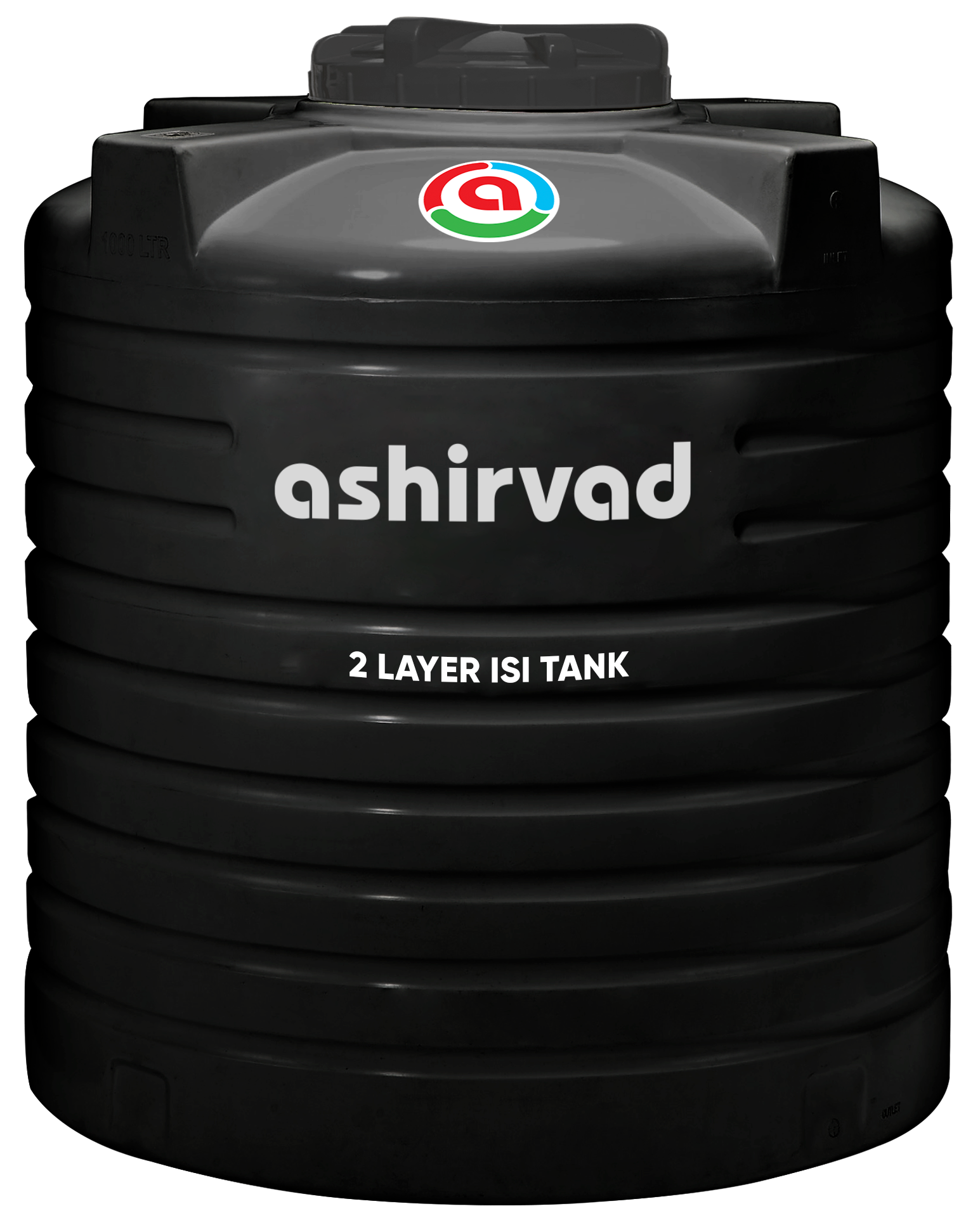 Black Color Water Tank