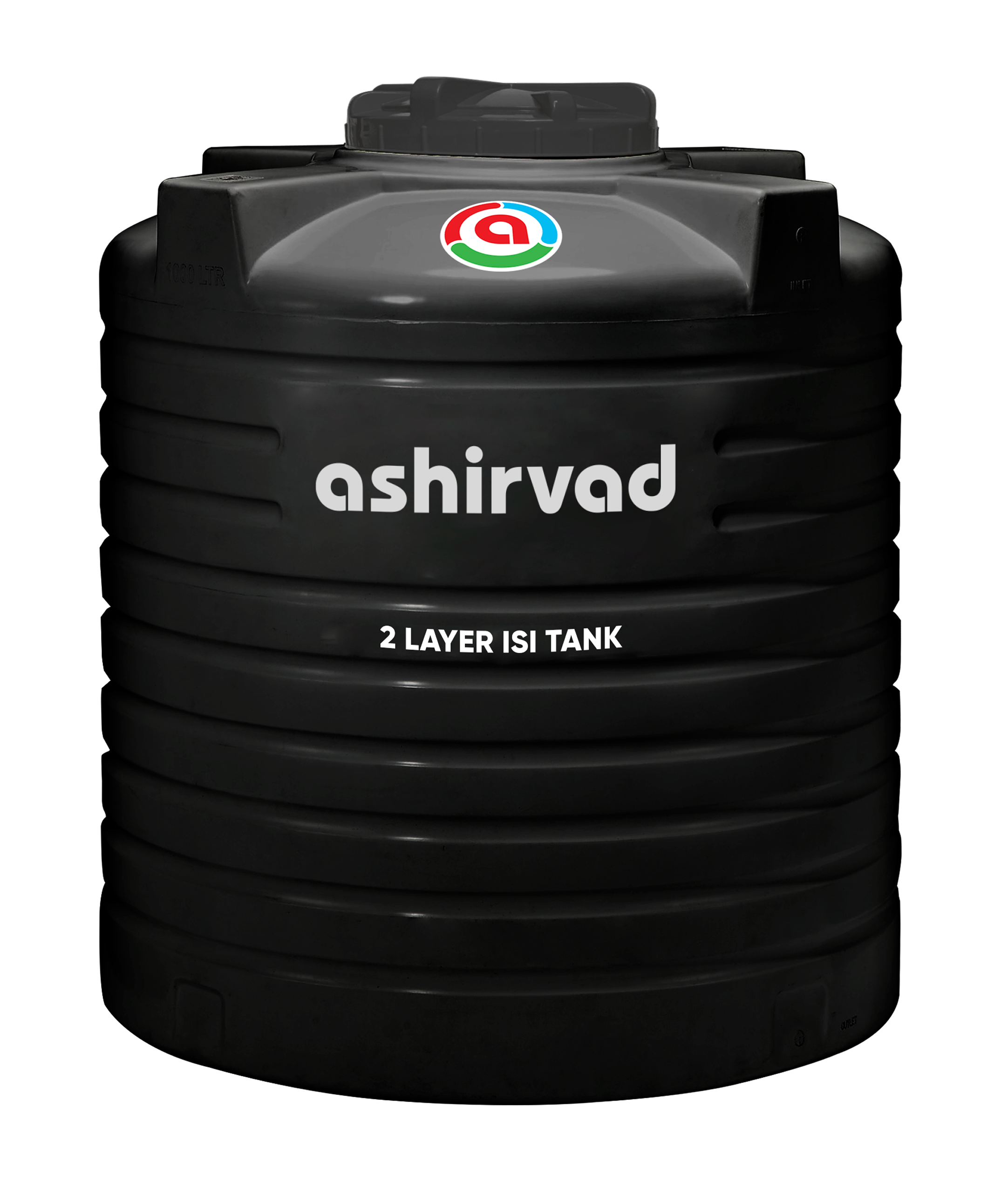 Black Color Water Tank