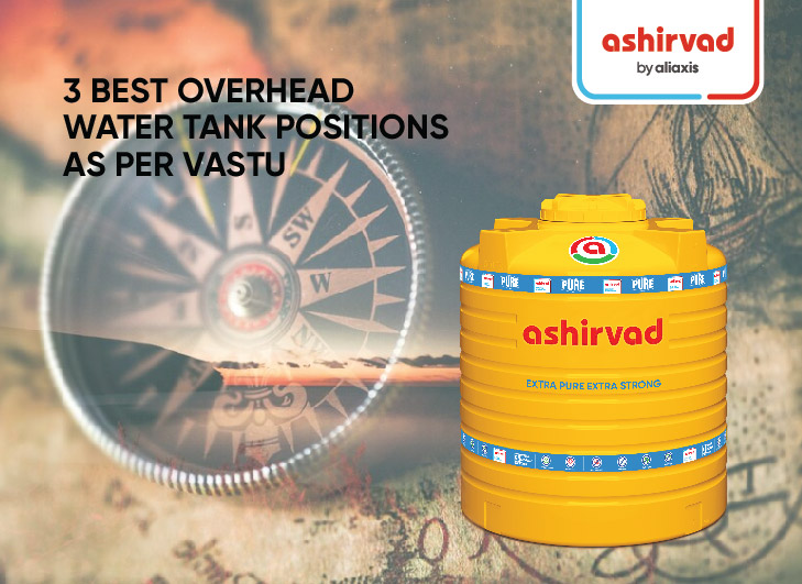 3 best overhead water tank positions as per Vastu