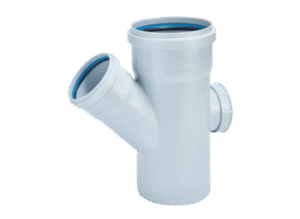 Reducing Y With Door - An uPVC SWR pipe fitting from Ashirvad