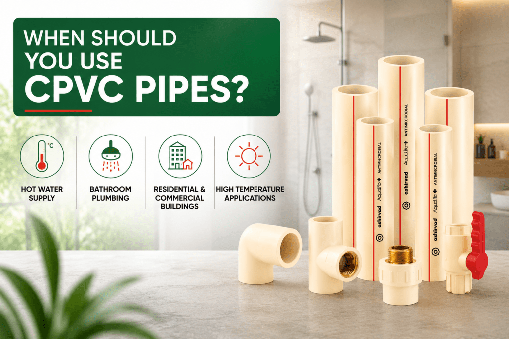 When Should You Use CPVC Pipes?